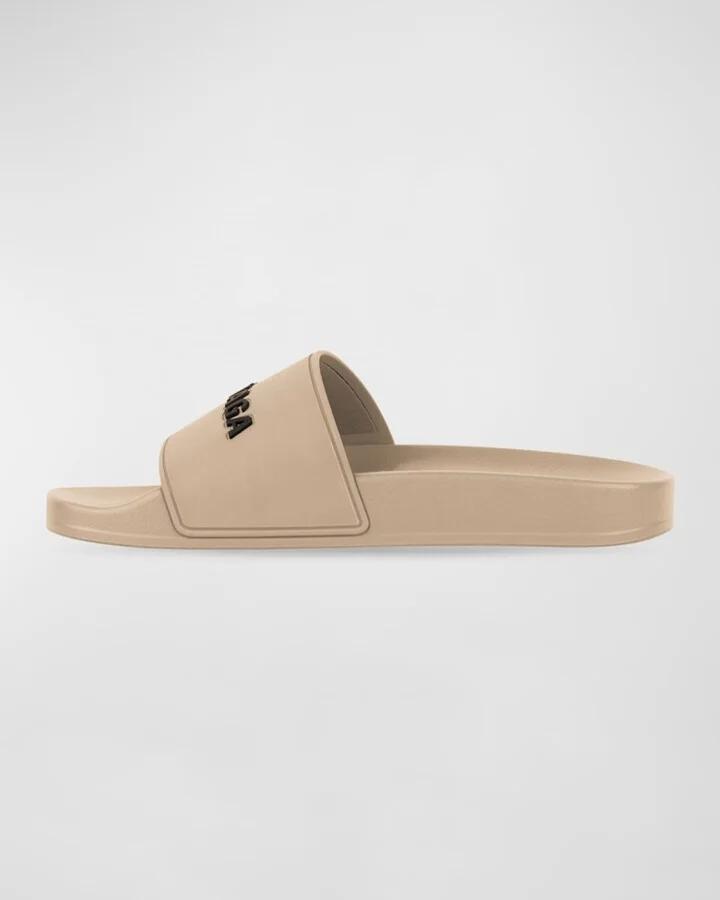 Men's Logo Pool Slide Sandals - Image 2