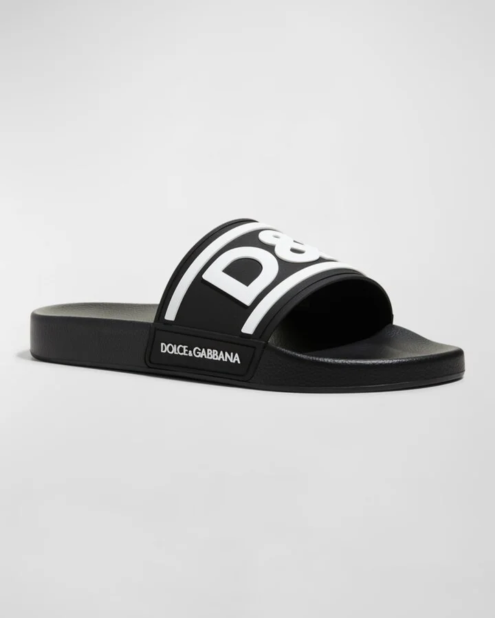 Men's Logo Pool Slides - Image 4