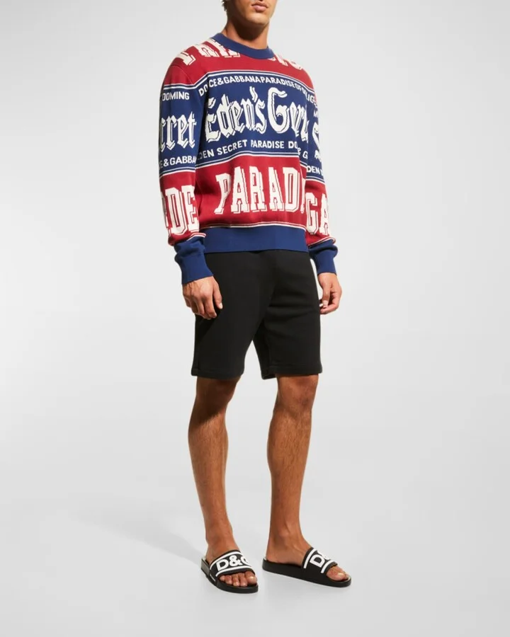 Men's Logo Pool Slides - Image 7