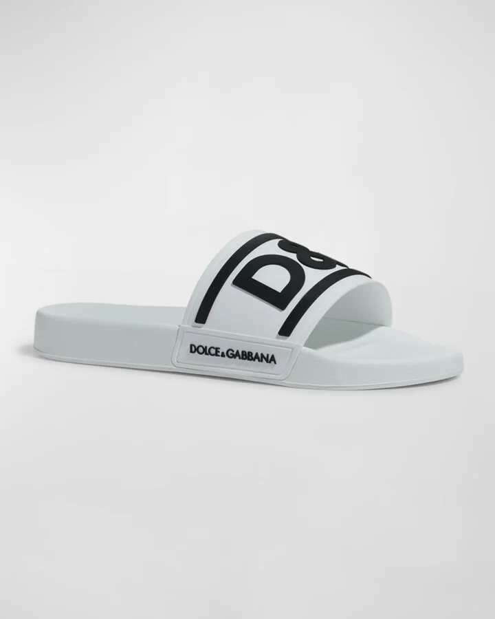 Men's Logo Pool Slides - Image 11
