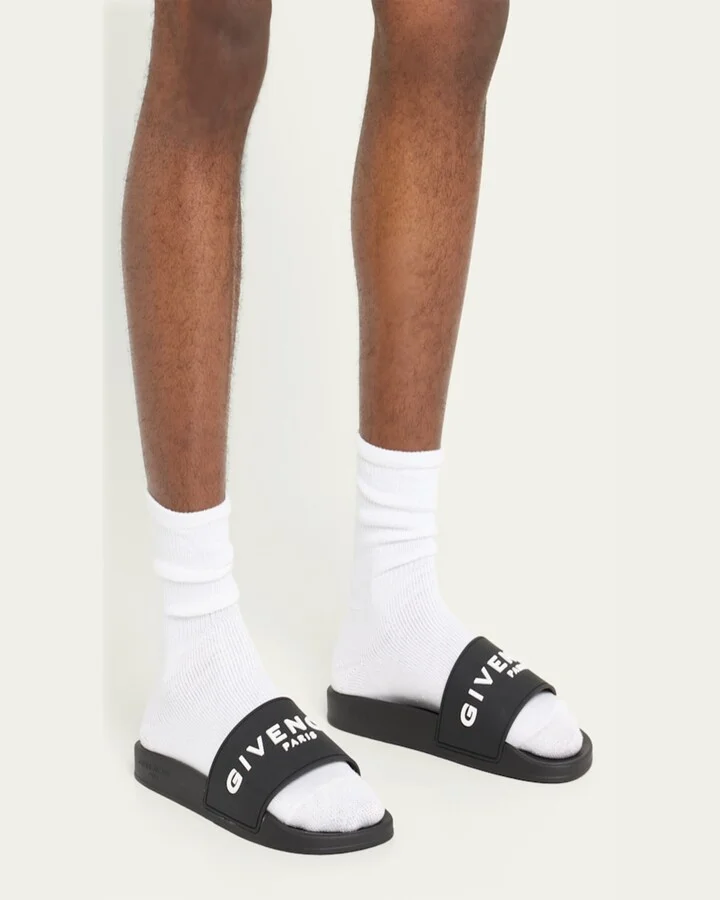 Men's Logo Slide Sandals - Image 4