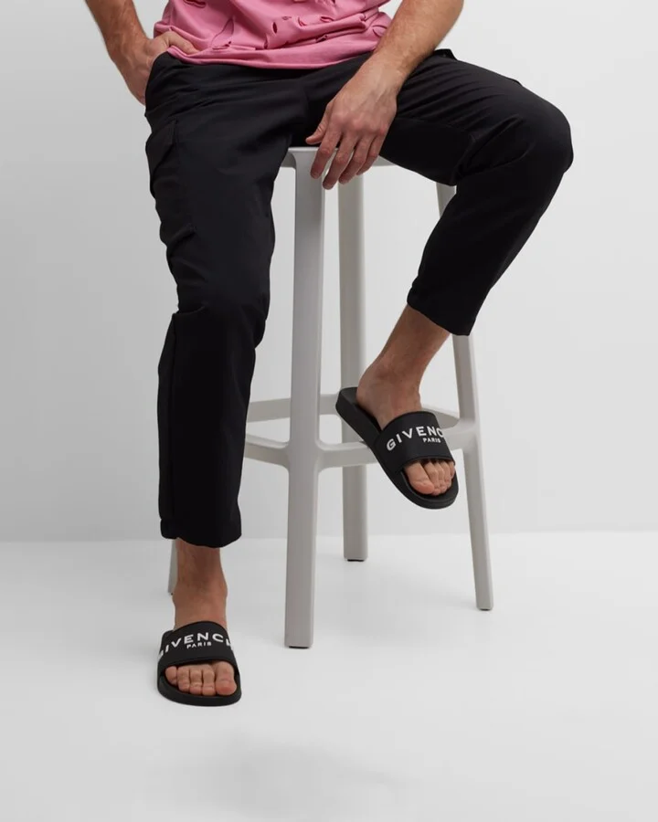 Men's Logo Slide Sandals - Image 3