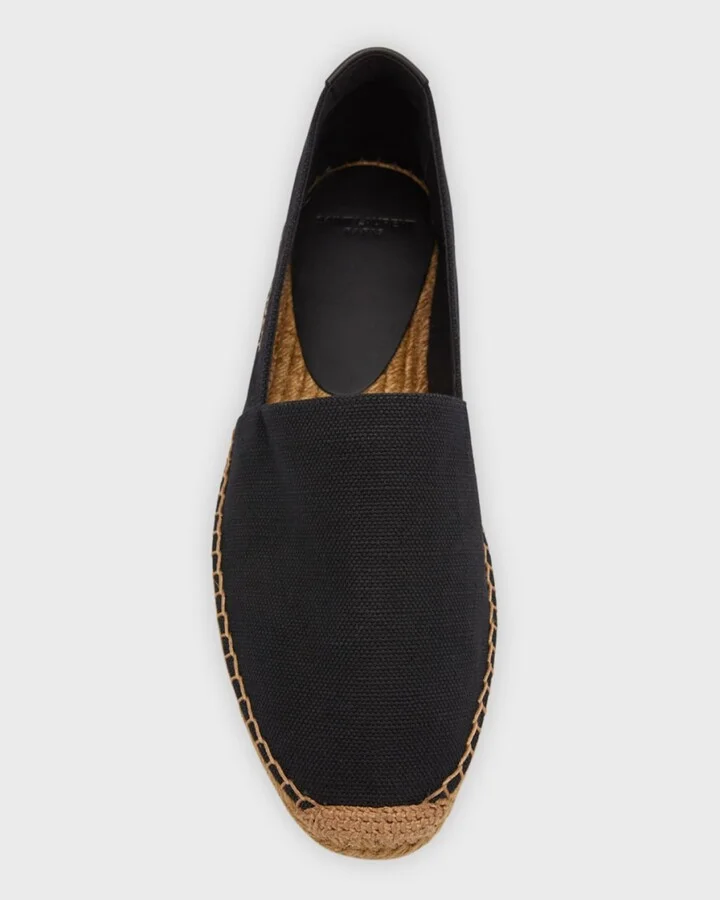 Men's Logo-Stitched Canvas Espadrilles - Image 11