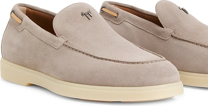 Men's Logo Suede Boat Shoes - Hennei - Size 8 - Image 7