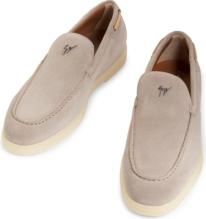 Men's Logo Suede Boat Shoes - Hennei - Size 8 - Image 9