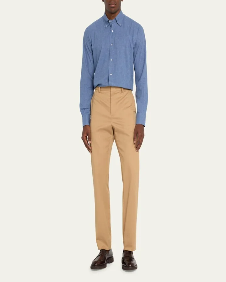 Men's Lopez Apron-Toe Leather Penny Loafers - Image 3