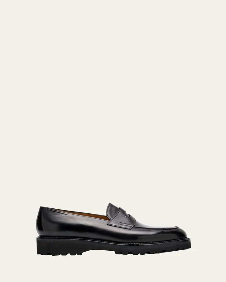 Men's Lopez Leather Penny Loafers