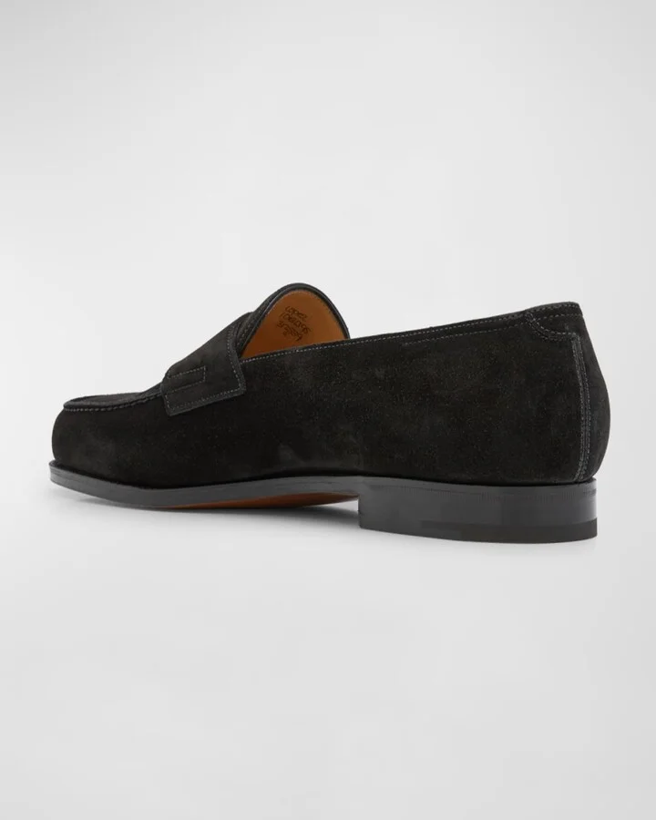 Men's Lopez Suede Penny Loafers - Image 3