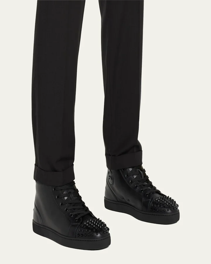Men's Lou Spikes High-Top Sneakers - Image 3