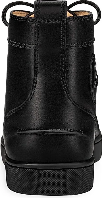 Men's Lou Spikes High Top Sneakers - Black - Size 6 - Image 3