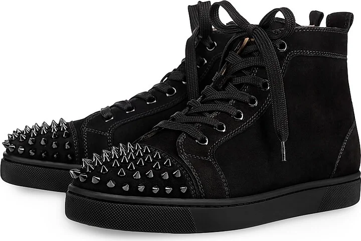 Men's Lou Spikes Sneakers - Black - Size 7 - Image 3