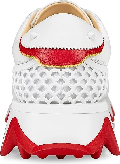 Men's Loubishark Sneakers - White - Size 8 - Image 3