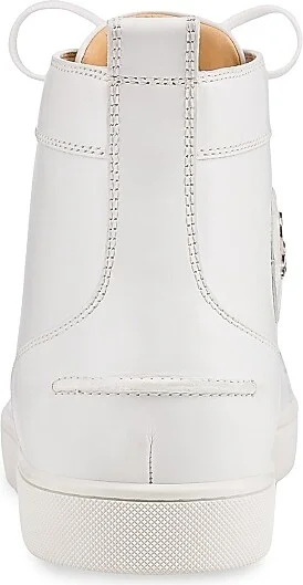 Men's Louis High Top Sneakers - White - Size 6 - Image 3