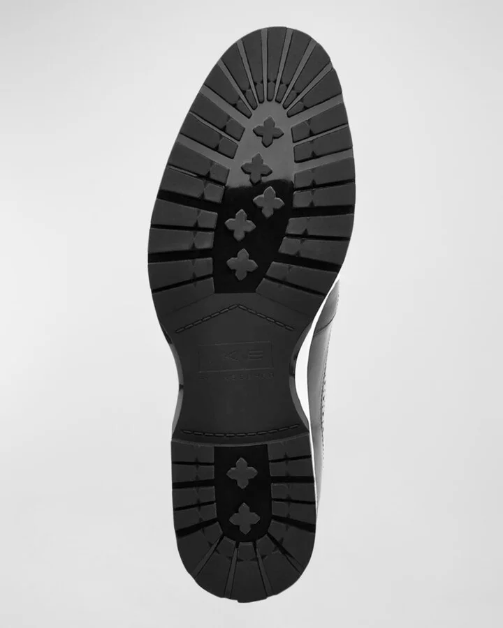 Men's Louis Hybrid Wing-Tip Leather Derby Shoes - Image 3