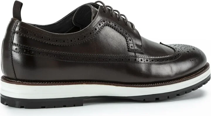 Men's Louis Hybrid Wing-Tip Leather Derby Shoes - Image 3