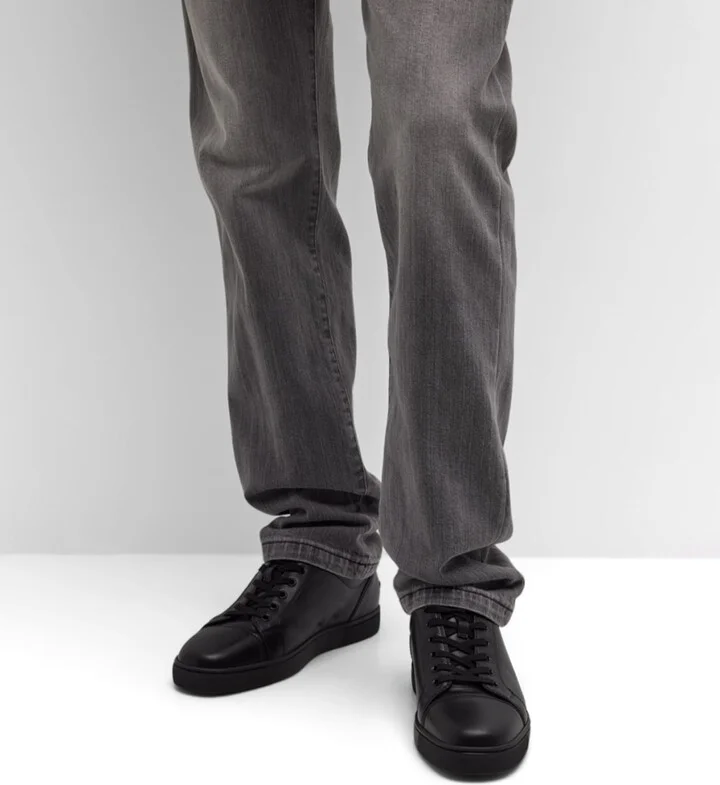 Men's Louis Junior Leather Red Sole Sneakers - Image 7