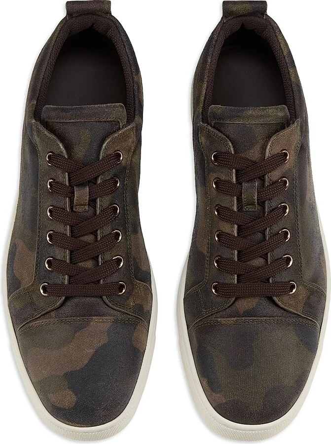 Men's Louis Junior Leather Sneakers - Cafe Green - Size 11.5 - Image 4