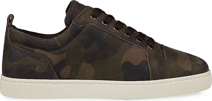 Men's Louis Junior Leather Sneakers - Cafe Green - Size 11.5