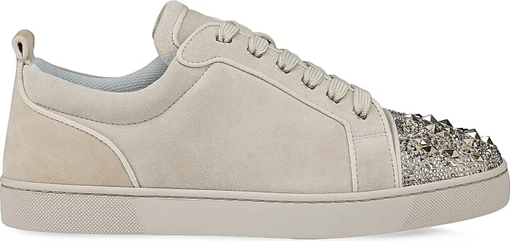 Men's Louis Junior P Strass Eternity Sneakers - Albatre - Size 8