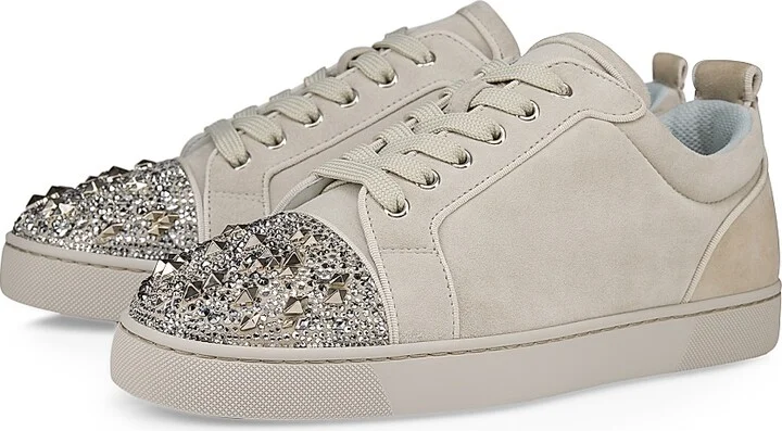 Men's Louis Junior P Strass Eternity Sneakers - Beige - Size 6 - Image 2