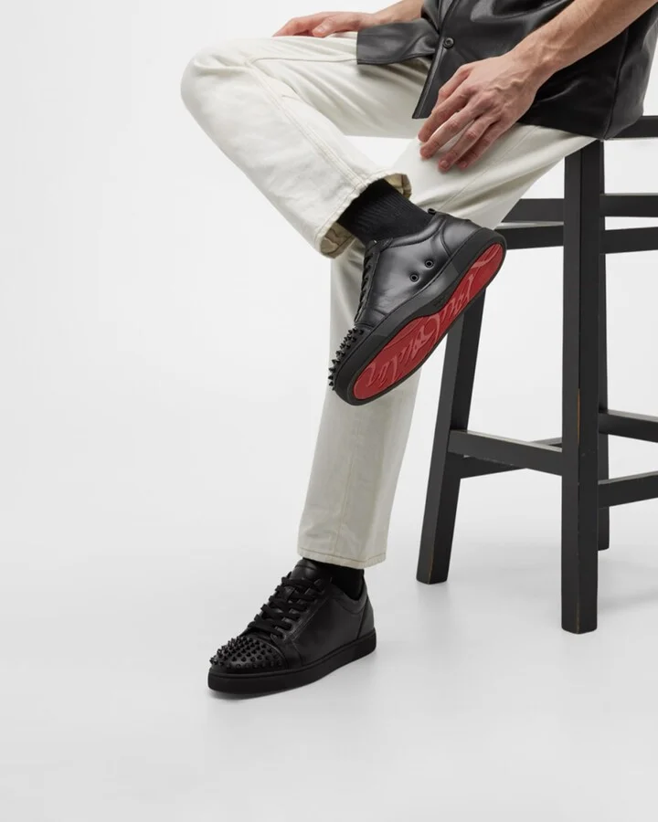 Men's Louis Junior Spiked Low-Top Sneakers - Image 8