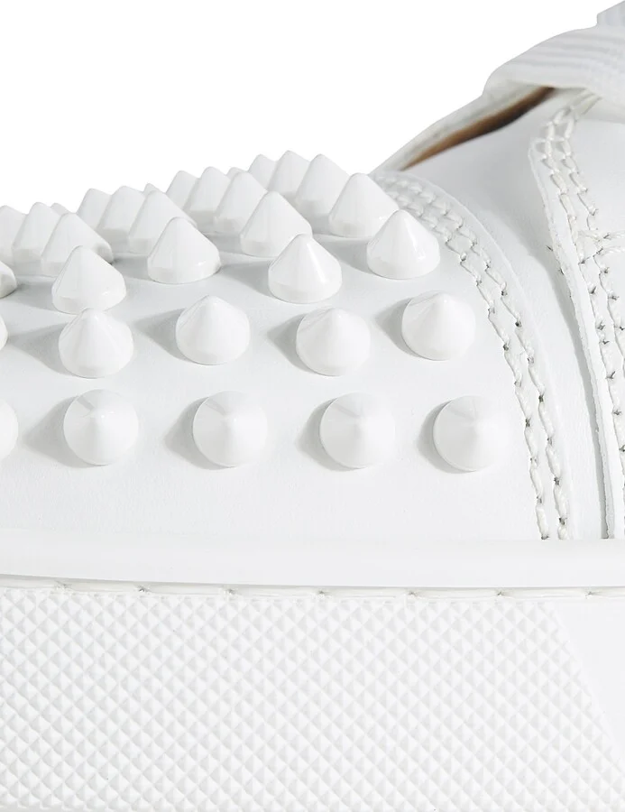 Men's Louis Junior Spikes Flat Sneakers - White - Size 10 - Image 6