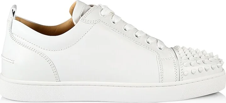 Men's Louis Junior Spikes Flat Sneakers - White - Size 10