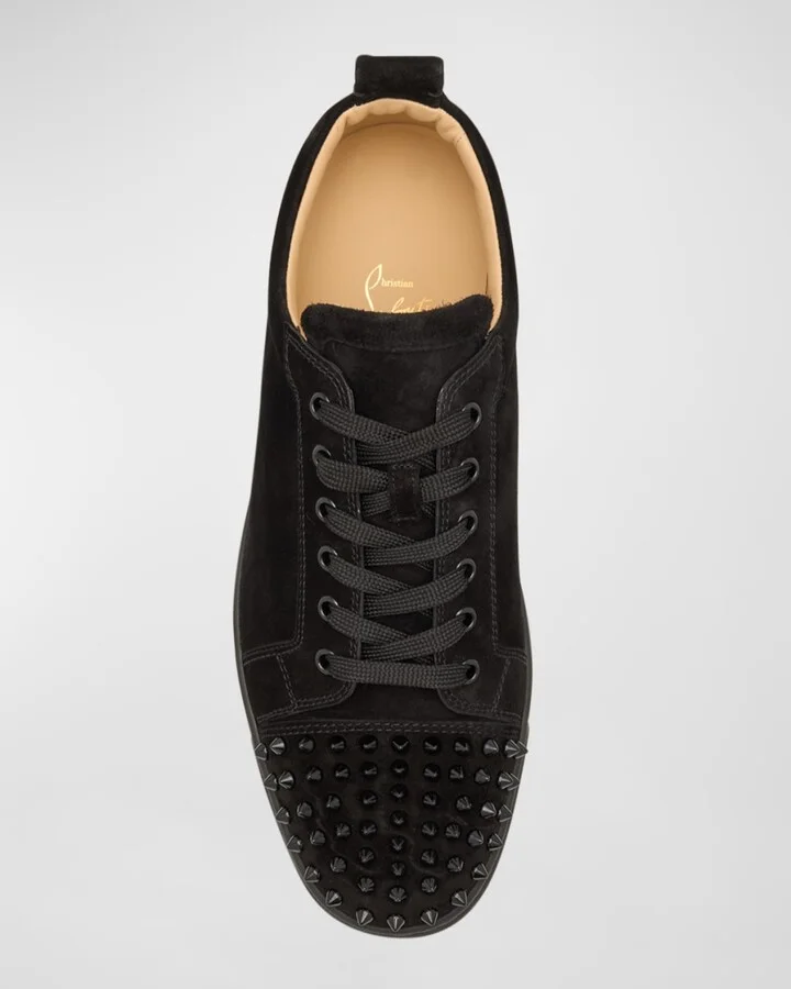 Men's Louis Junior Spikes Leather Low-Top Sneakers - Image 8