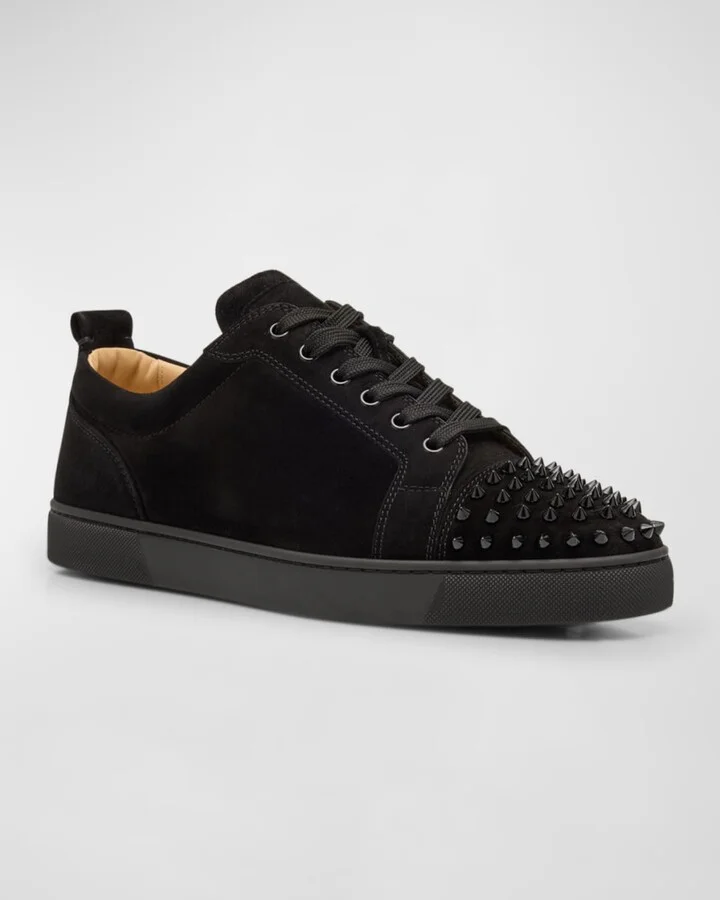 Men's Louis Junior Spikes Leather Low-Top Sneakers - Image 9