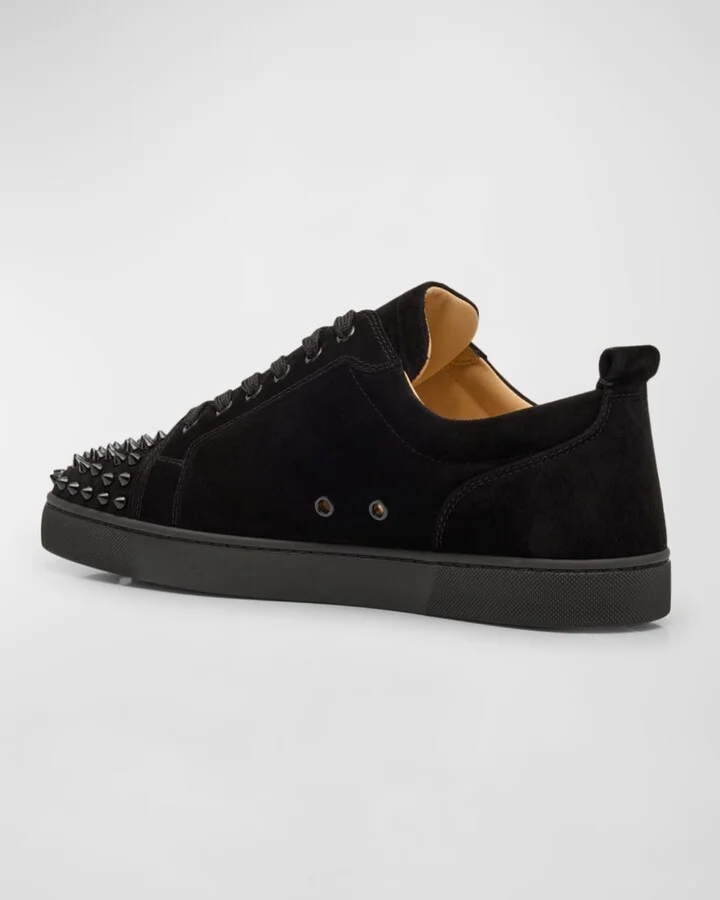 Men's Louis Junior Spikes Leather Low-Top Sneakers - Image 11
