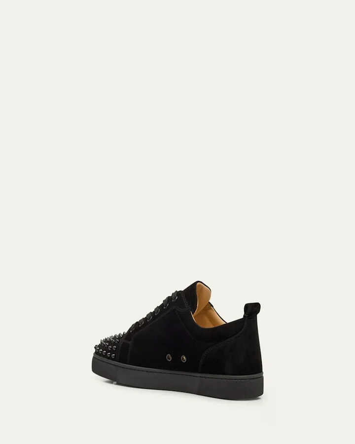 Men's Louis Junior Spikes Leather Low-Top Sneakers - Image 6