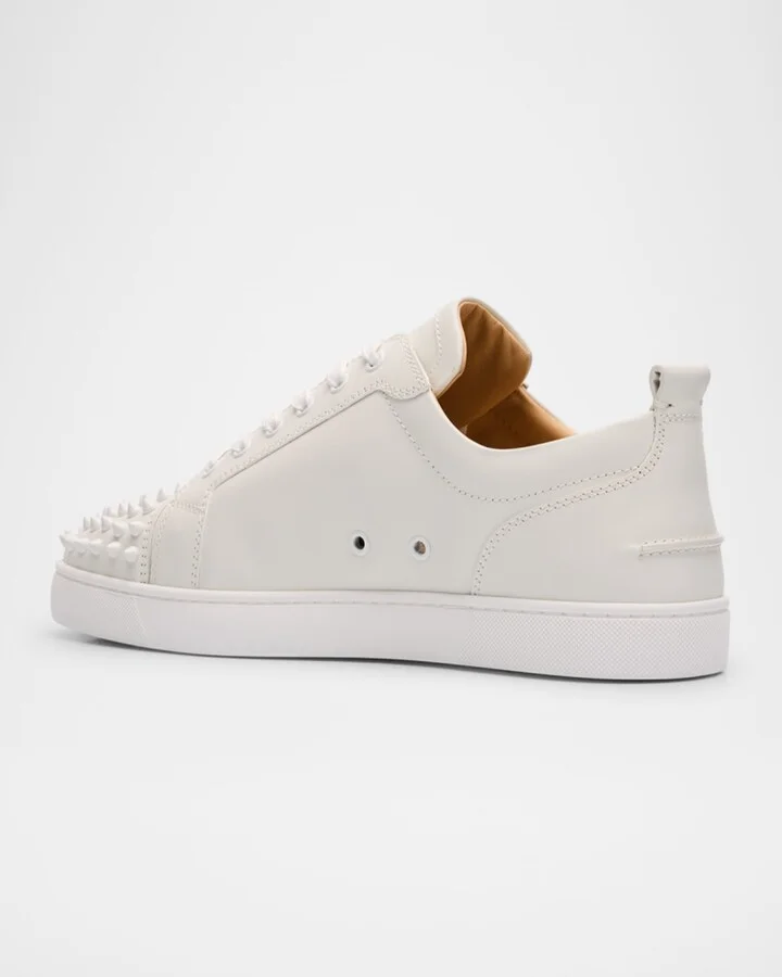 Men's Louis Junior Spikes Leather Low-Top Sneakers - Image 2