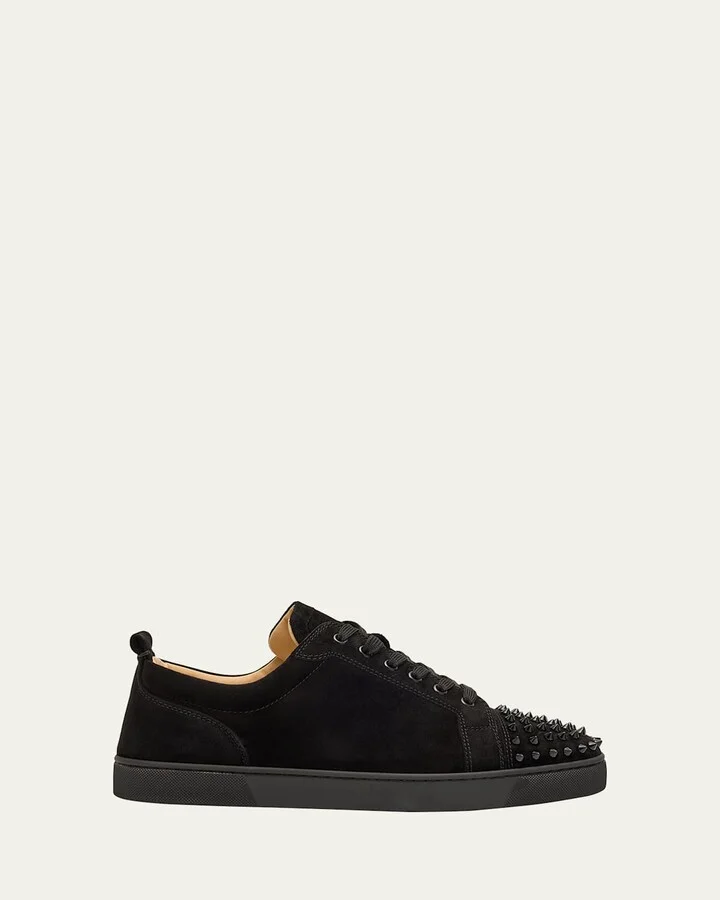 Men's Louis Junior Spikes Leather Low-Top Sneakers