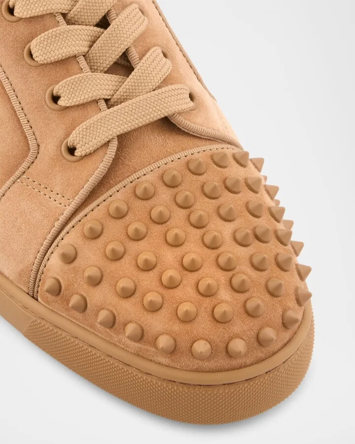 Men's Louis Junior Spikes Low-Top Suede Sneakers - Image 4