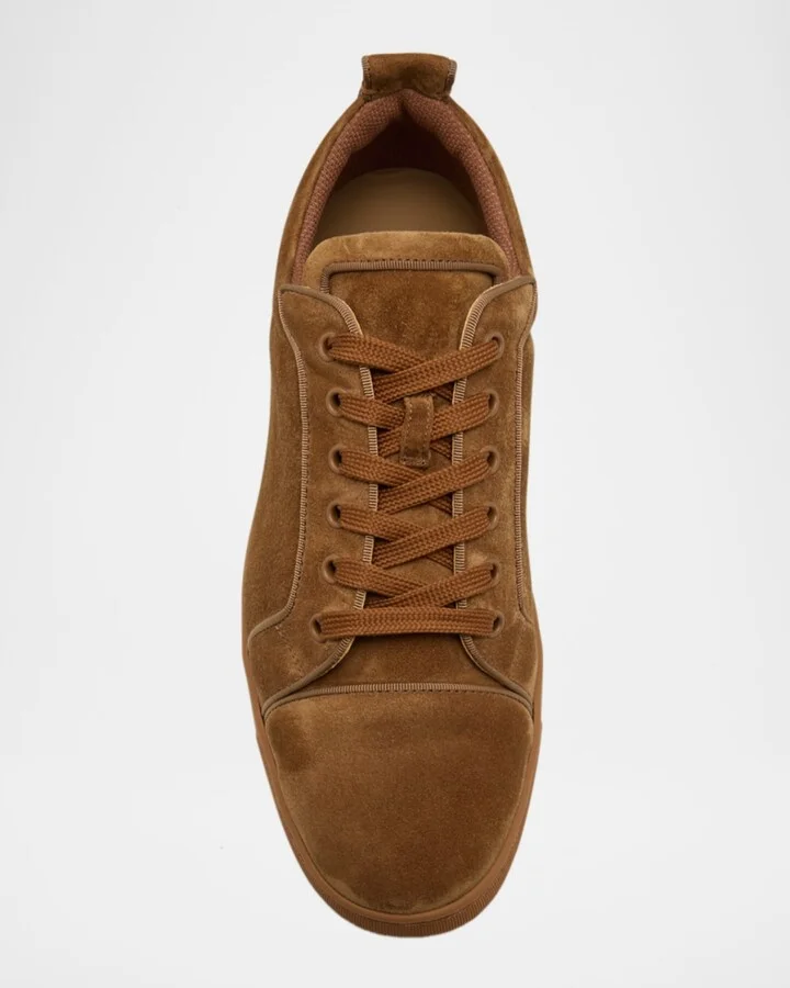 Men's Louis Junior Suede Red Sole Sneakers - Image 3