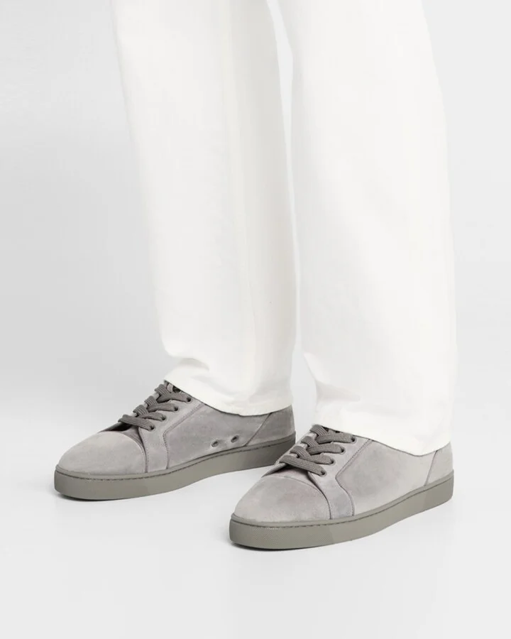 Men's Louis Junior Suede Red Sole Sneakers - Image 7