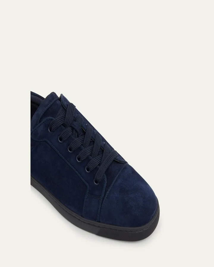 Men's Louis Junior Suede Red Sole Sneakers - Image 2