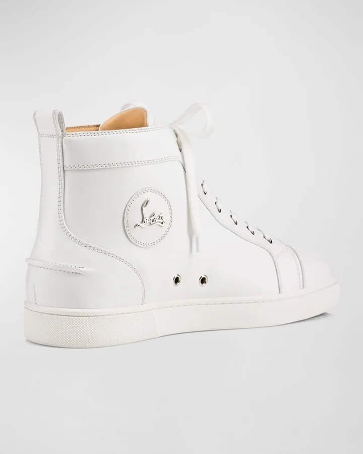 Men's Louis Leather High-Top Sneakers - Image 3