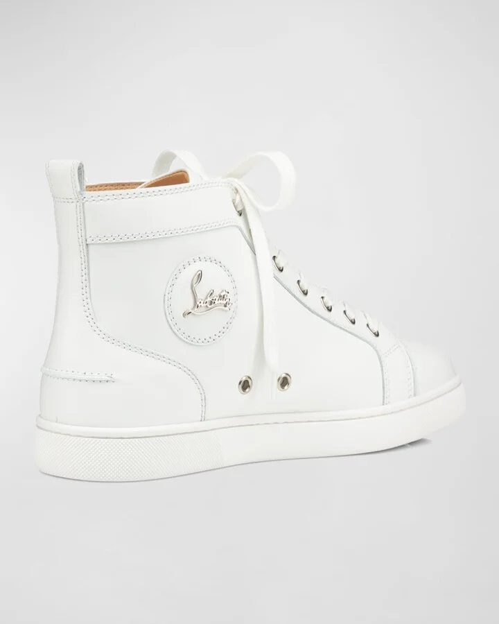 Men's Louis Leather High-Top Sneakers - Image 5