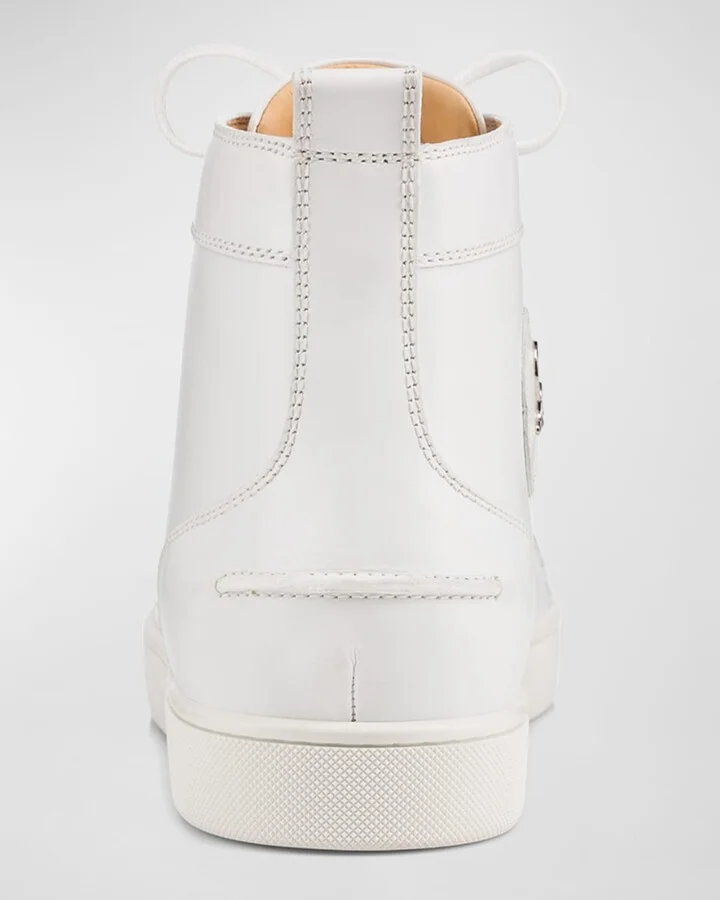 Men's Louis Leather High-Top Sneakers - Image 6