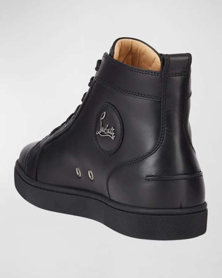 Men's Louis Leather High-Top Sneakers - Image 7
