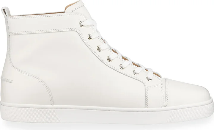 Men's Louis Leather High-Top Sneakers - Image 8