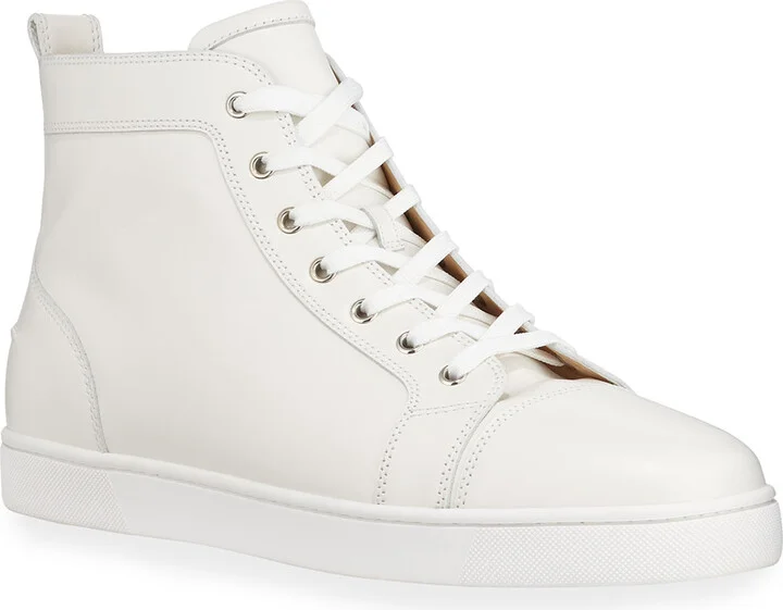 Men's Louis Leather High-Top Sneakers - Image 9