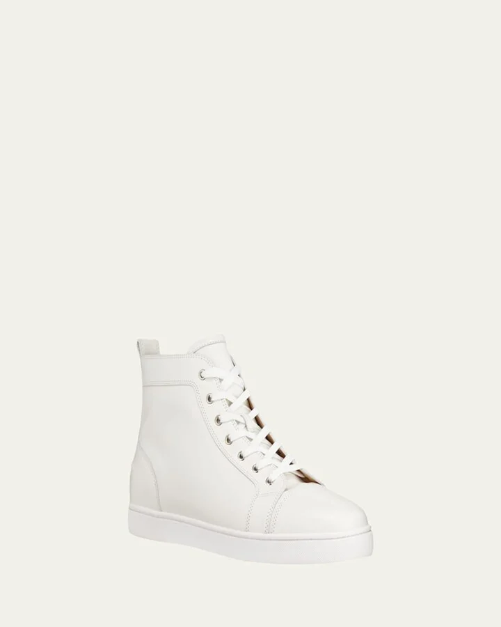 Men's Louis Leather High-Top Sneakers - Image 3