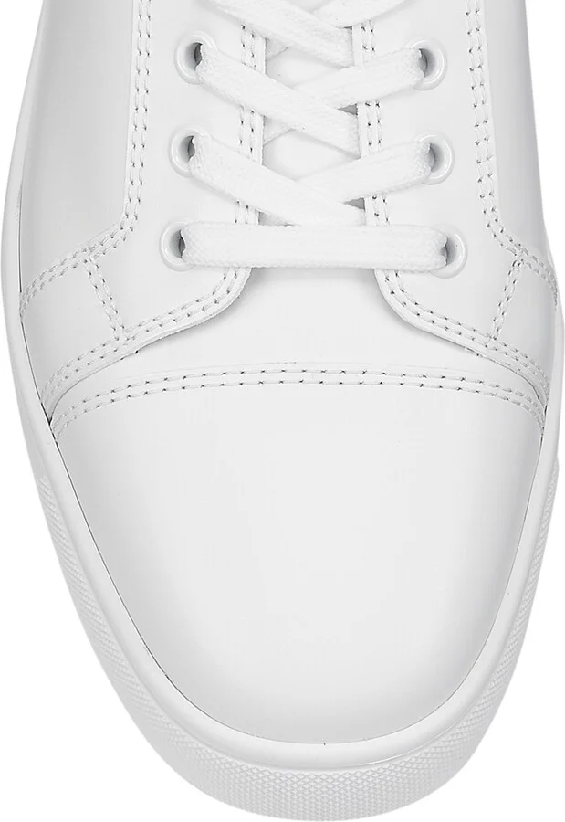 Men's Louis Leather Sneakers - White - Size 13.5 - Image 4