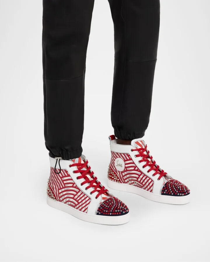 Men's Louis No Limit Gaagal High-Top Leather Sneakers - Image 2