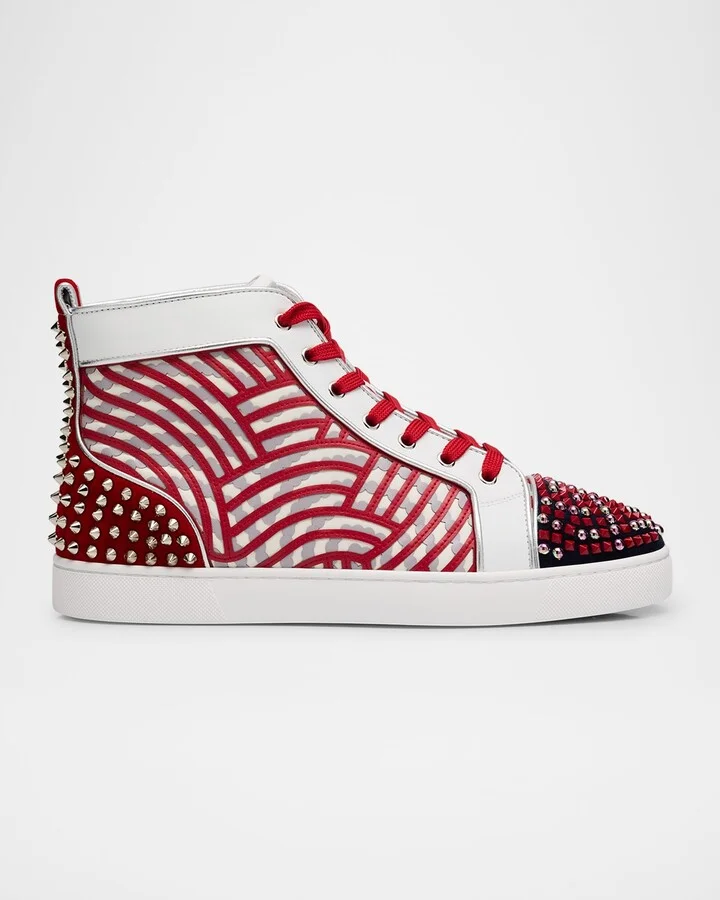 Men's Louis No Limit Gaagal High-Top Leather Sneakers