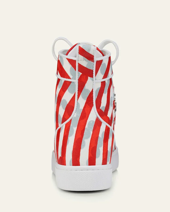 Men's Louis Orlato Toile High-Top Sneakers - Image 2