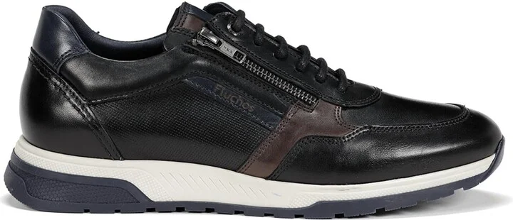 Men's Louis Zip Tie Sneaker Shoes In Black