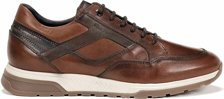 Men's Louis Zip Tie Sneaker Shoes In Cognac